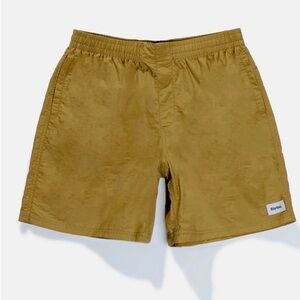 Rhythm men’s Mod Sport Jam shorts in Camel color. Size 34. NEW WITH TAGS